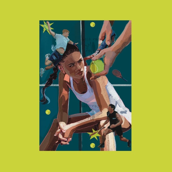 Challengers Inspired Tennis Art Print: 230gsm Matte Paper