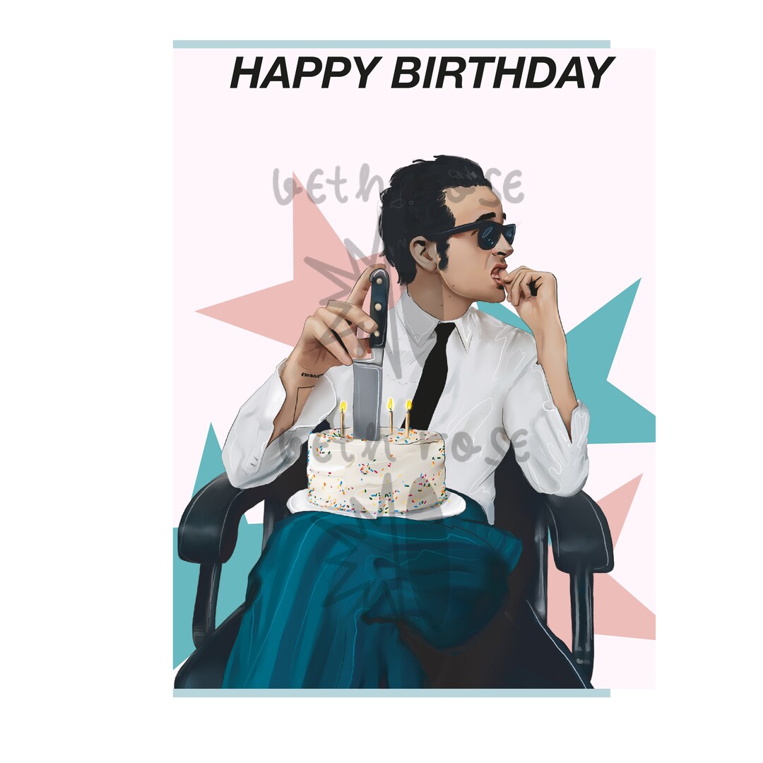 Matty Healy Birthday Card | the 1975 | A5 Greetings Card - Etsy