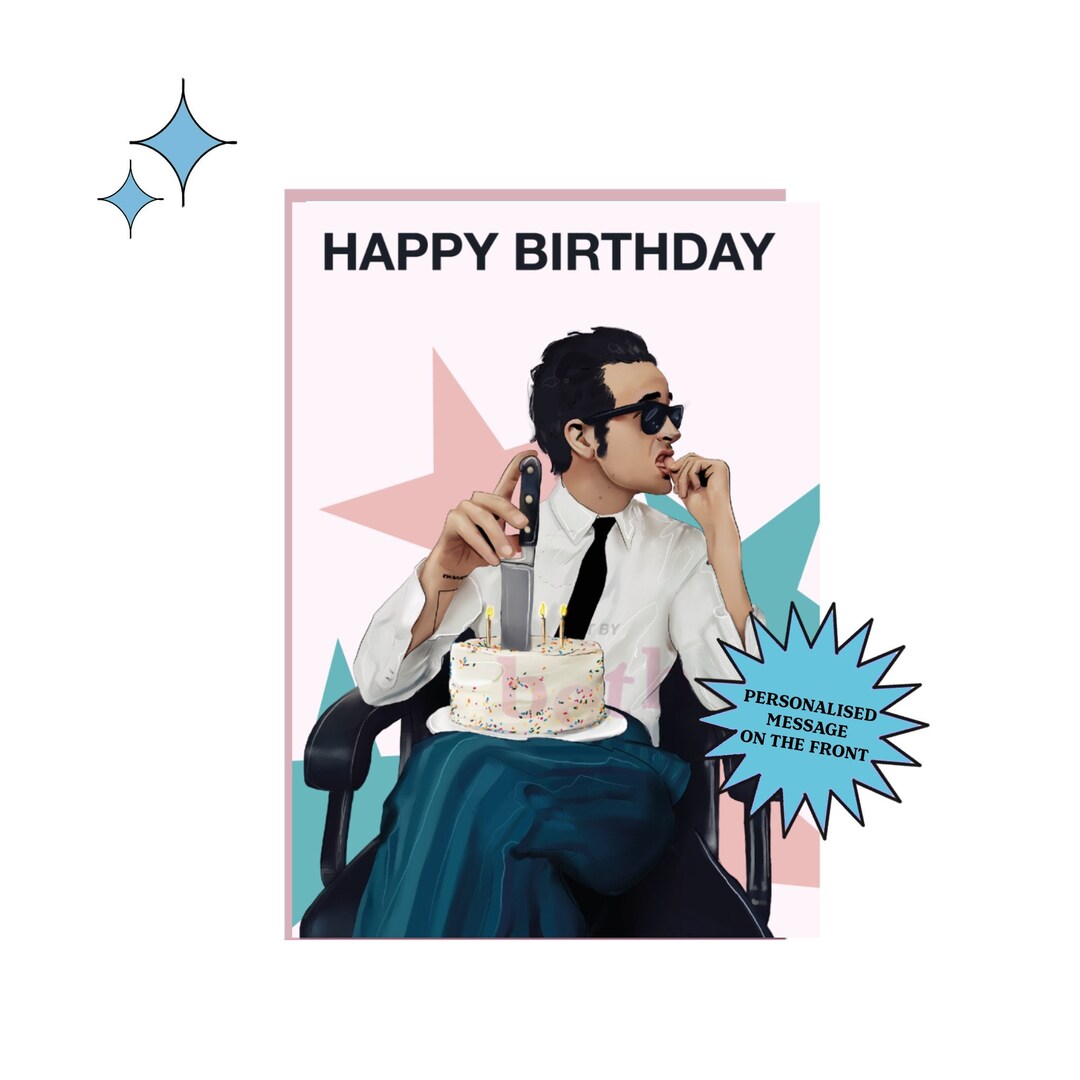Matty Healy Birthday Card the 1975 A5 Greetings Card - Etsy