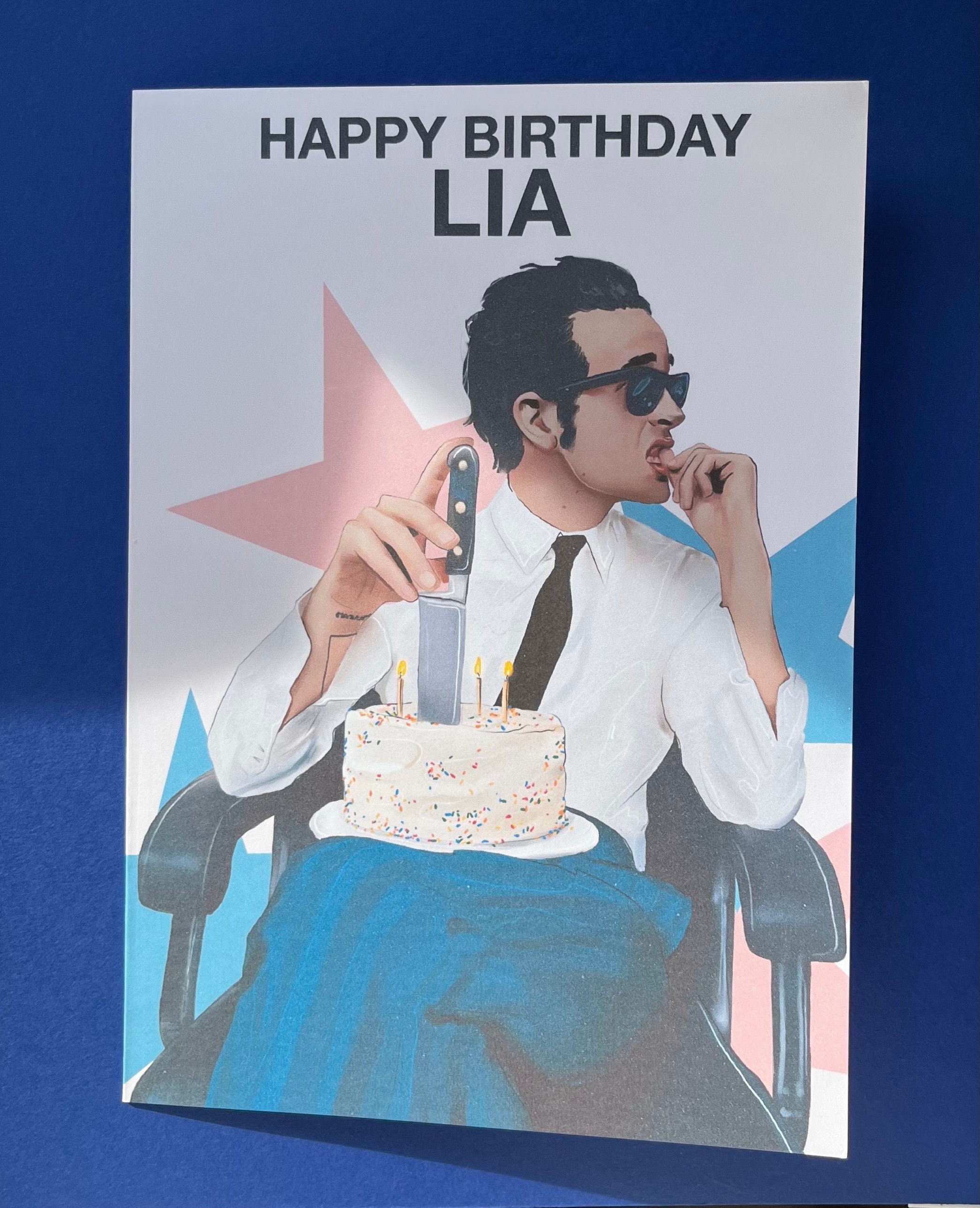 Matty Healy Birthday Card the 1975 A5 Greetings Card - Etsy
