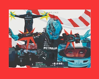 George Russell Print | Canada Edition  | Formula One