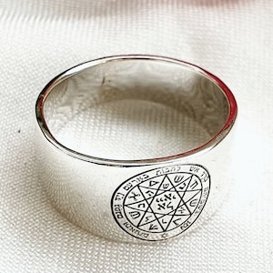 Ring for protection, provides its owner with the protection of the four elements at all levels, protects from evil, brings good luck.