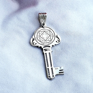 Key of solomon seals Solomon Success Amulet Key in Sterling Silver 925