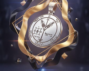 The strongest amulet of wealth, Money Amulet - 14k-9K Yellow Gold Silver 925/Personalized Name