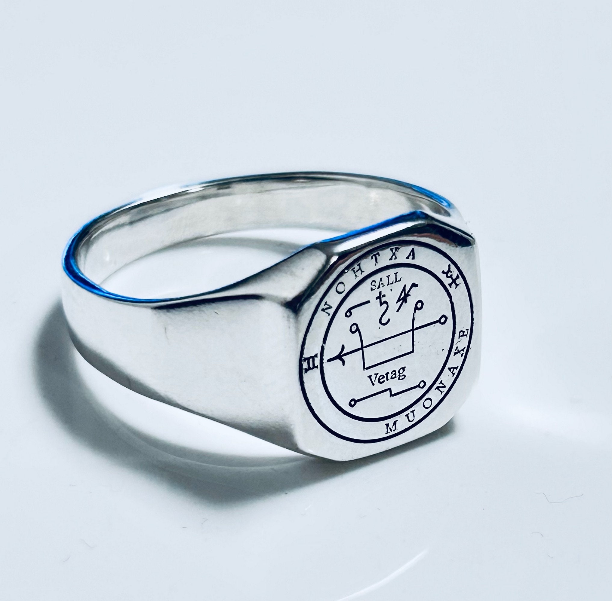 Ring Talisman for winning the lottery, or any other gambling game. Silver 925