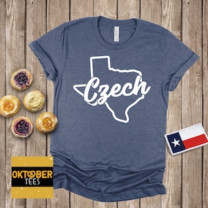 Czech Texas Shirt Gift for Czech Texan, West Fest Bohemian T-shirt, Jak Se Mas Y&#39;all
