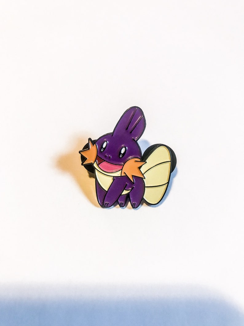 Shiny Mudkip Enamel Pin Limited Edition