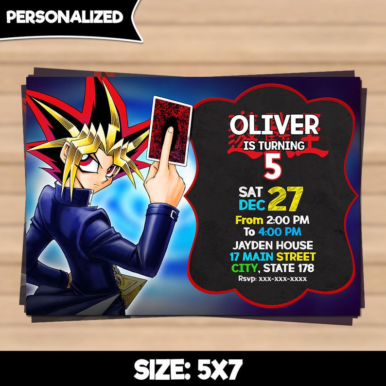Yugioh Invitation, Yugioh Invite, Yugioh Card, Yugioh Birthday, Yu-gi-oh!, Yami Yugi, Atem, Duel Monsters - PRINTABLE Electronic Information photograph relating to Printable Yugioh Card named Yugioh Invitation, Yugioh Invite, Yugioh Card, Yugioh Birthday, Yu-gi-oh!, Yami Yugi, Atem, Duel Monsters - PRINTABLE Electronic Documents