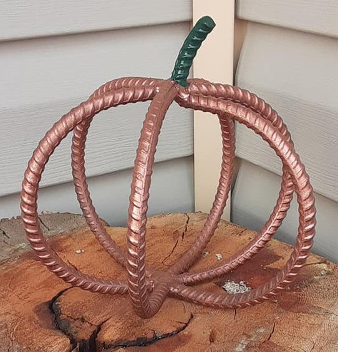 8 in Handmade Rebar Pumpkin Etsy