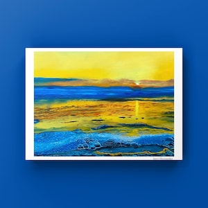 Ocean Beach California Sunset Art Print