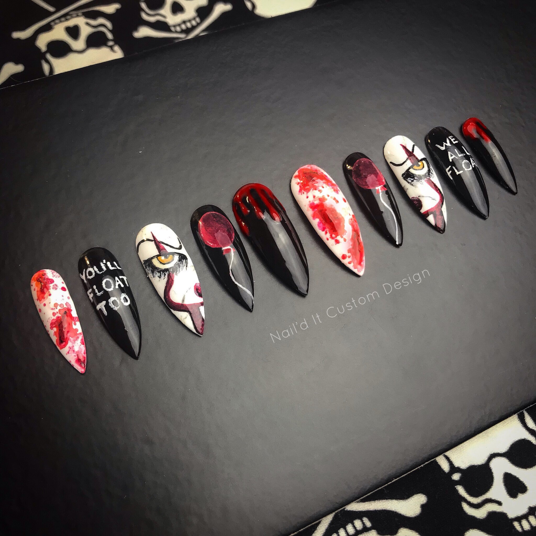 Pennywisepress on Nailsfake Nailsglue on Nailsfalse - Etsy