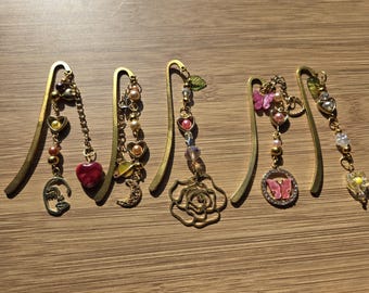 Handmade Beaded Bookmark: Elegant Book Lover Gift