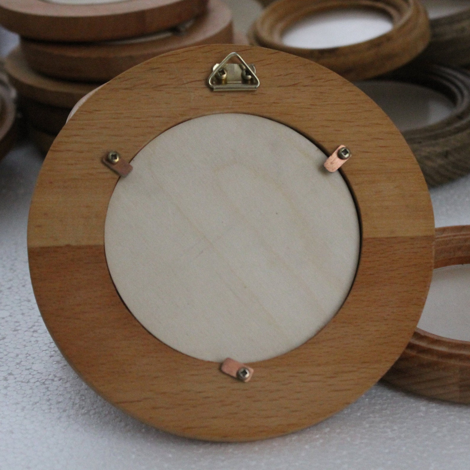 Free shipping Round wooden frame for embroidery size 11.5 cm Etsy