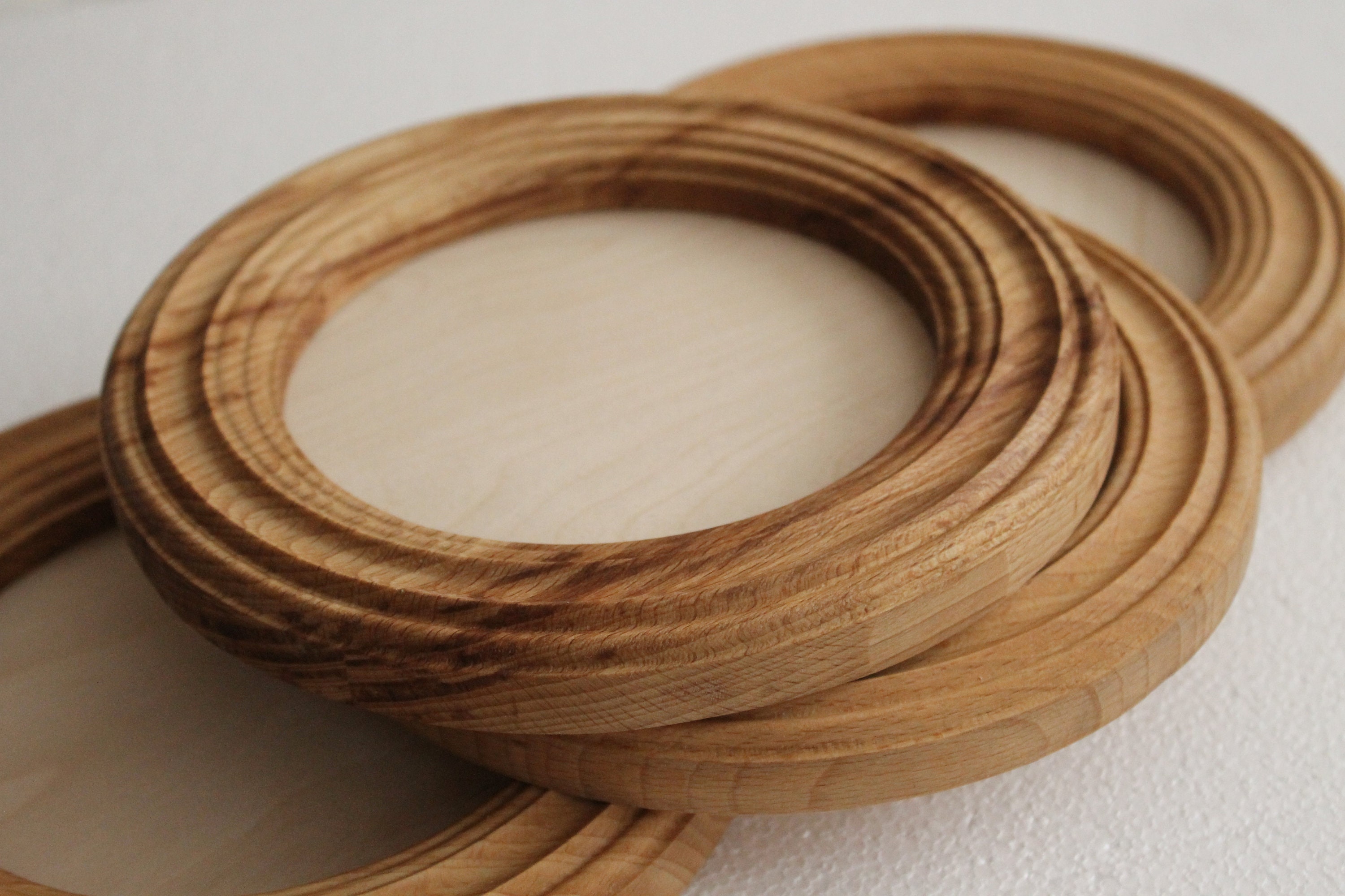 To order Round wooden frame with/without plexiglass birthday Etsy