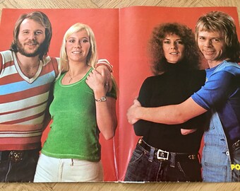 On the band's unity, björn enthused: Björn Ulvaeus Benny Andersson - Anni Frid Lyngstad Etsy