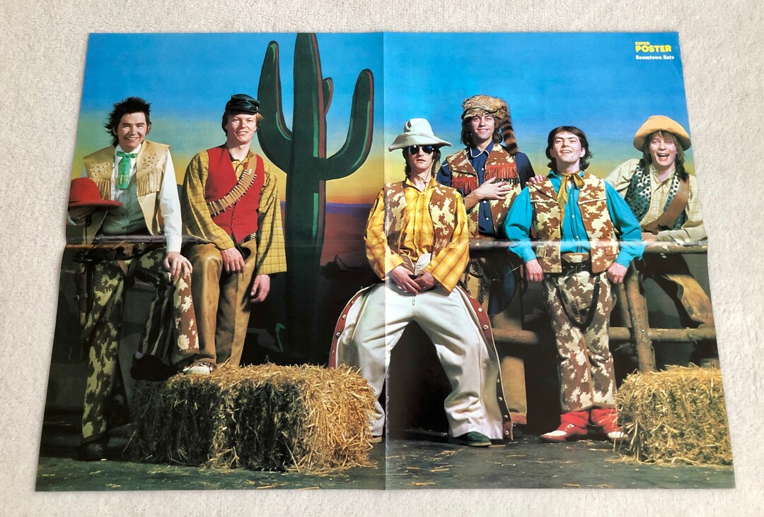 Boomtown Rats Poster 1979 Bob Geldof Swedish Poster Magazine 1970s ...