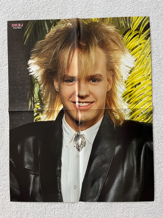 Bon Jovi 1987 Jon Bon Jovi Richie Sambora Swedish Poster Music