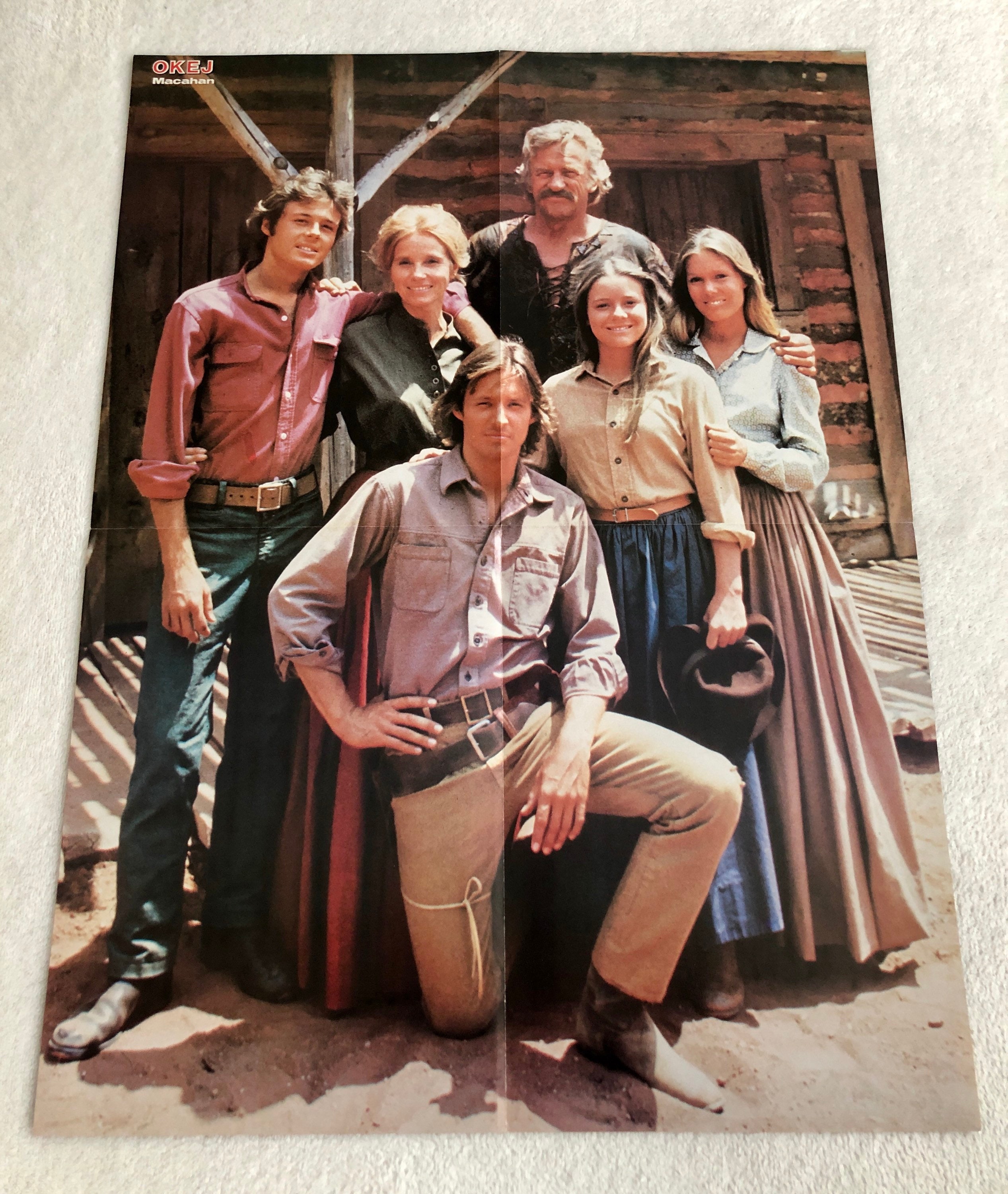 Zeb Macahan 1984 James Arness the Macahans TV Series Swedish