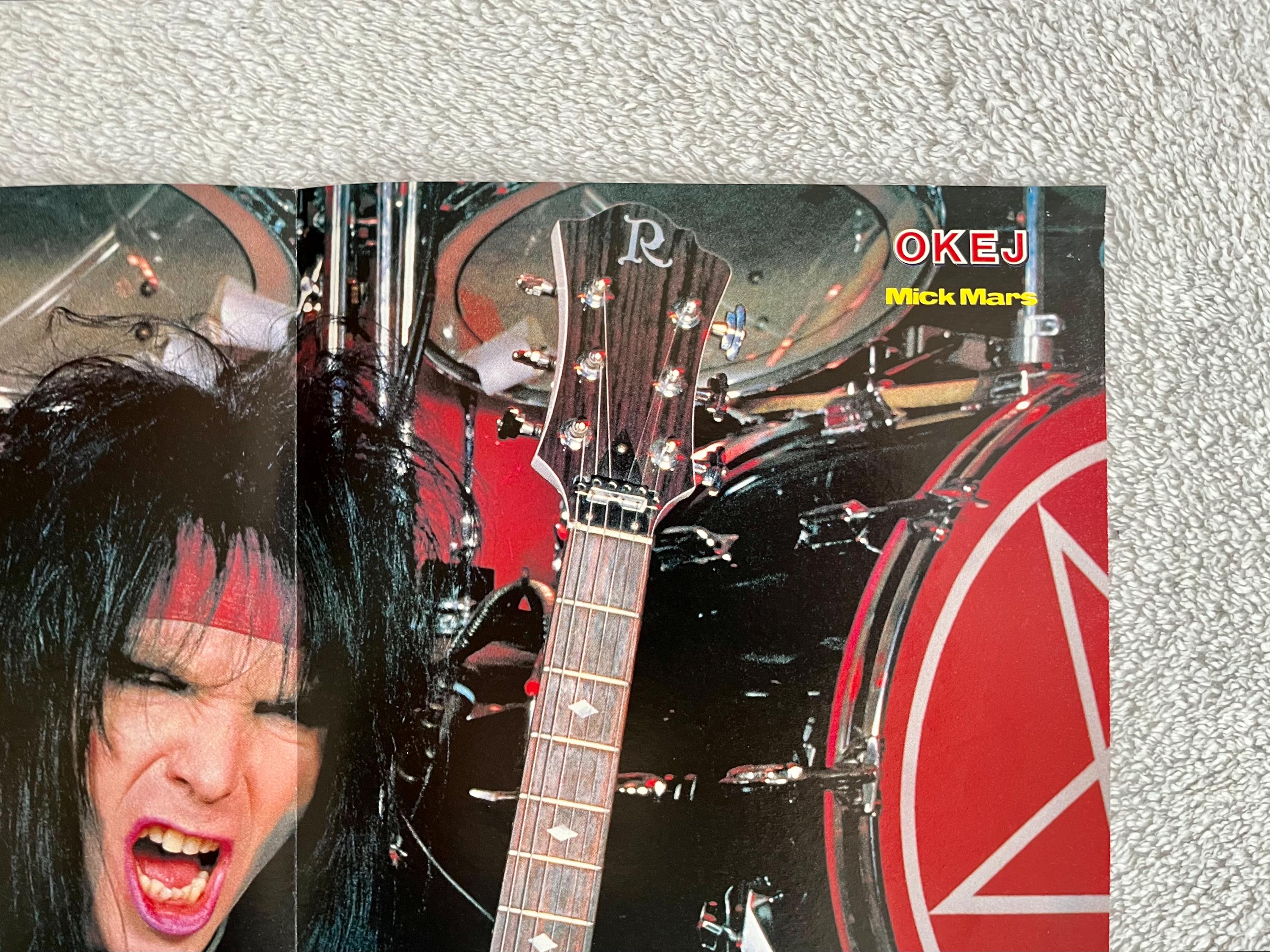 Mötley Crüe 1983 Mick Mars Nikki Sixx Tommy Lee Vince Neil Swedish