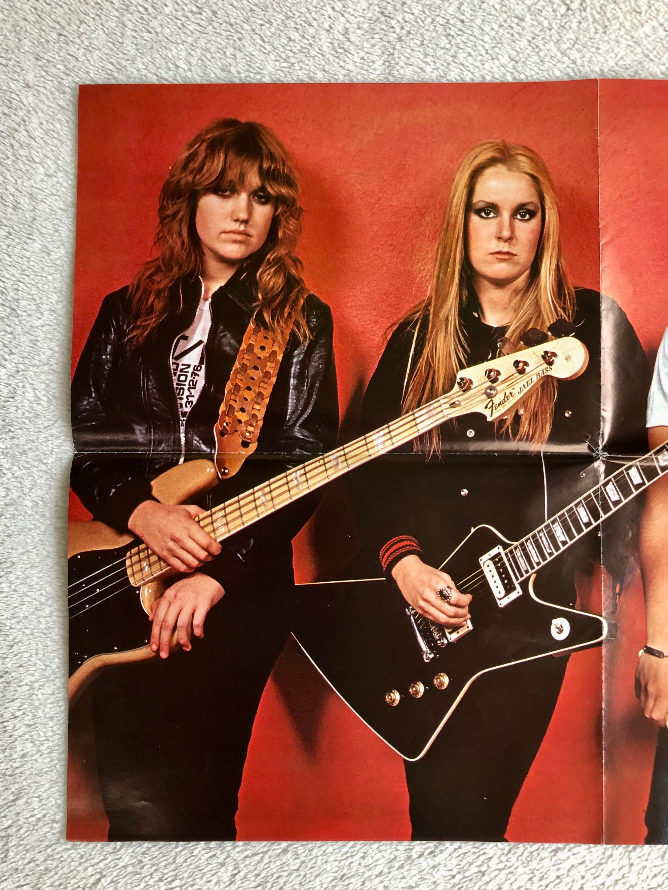 ランナウェイズ ポスター 1977 スウェーデン ポスター マガジン 1970