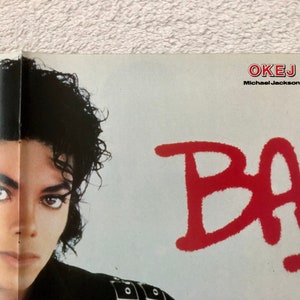 Michael Jackson 1987 BAD Swedish Poster Magazine OKEJ 1980s Vintage Rare image 5