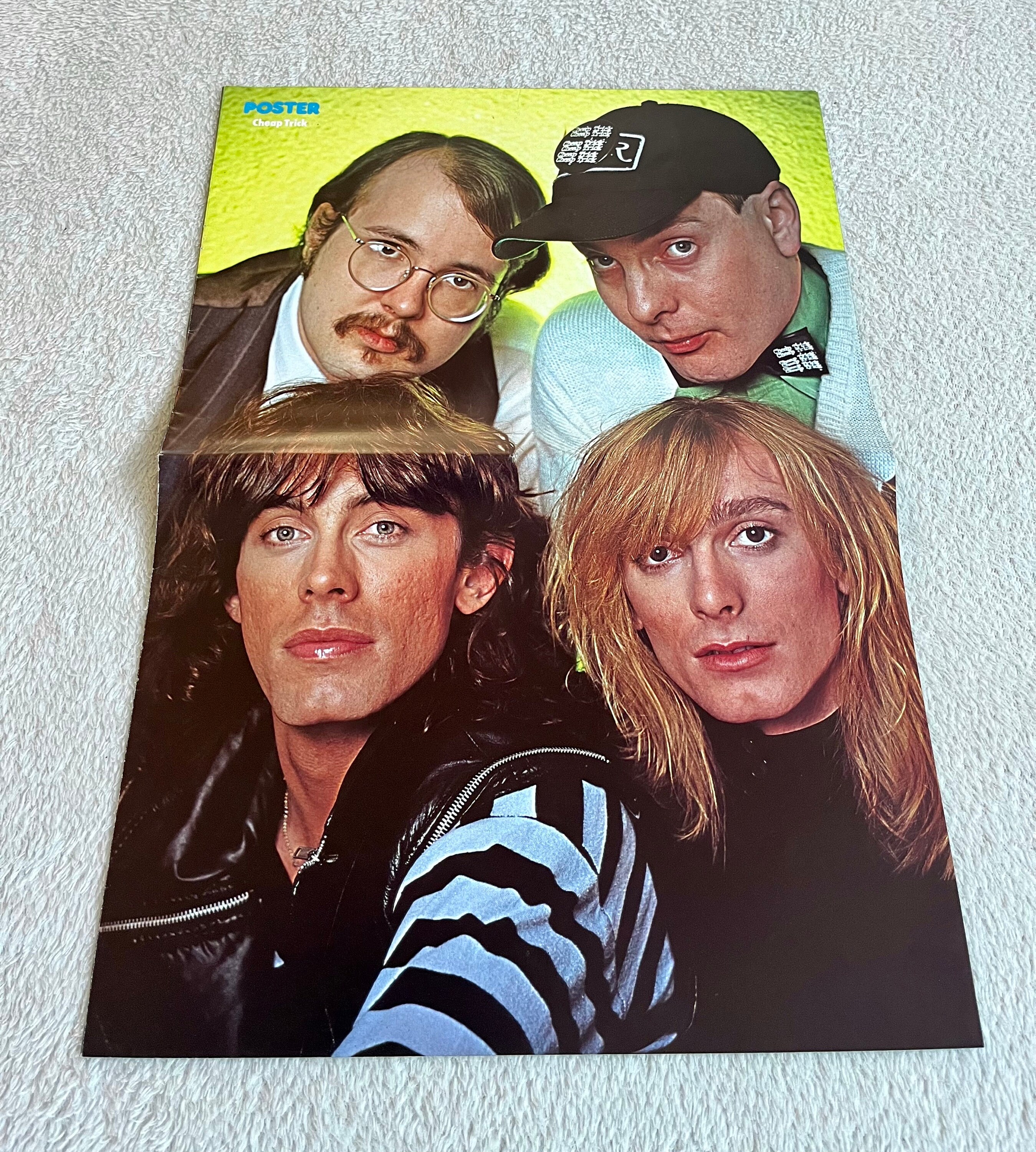 Cheap Trick 1979 Swedish Poster Music Magazine 1970s Rick Nielsen