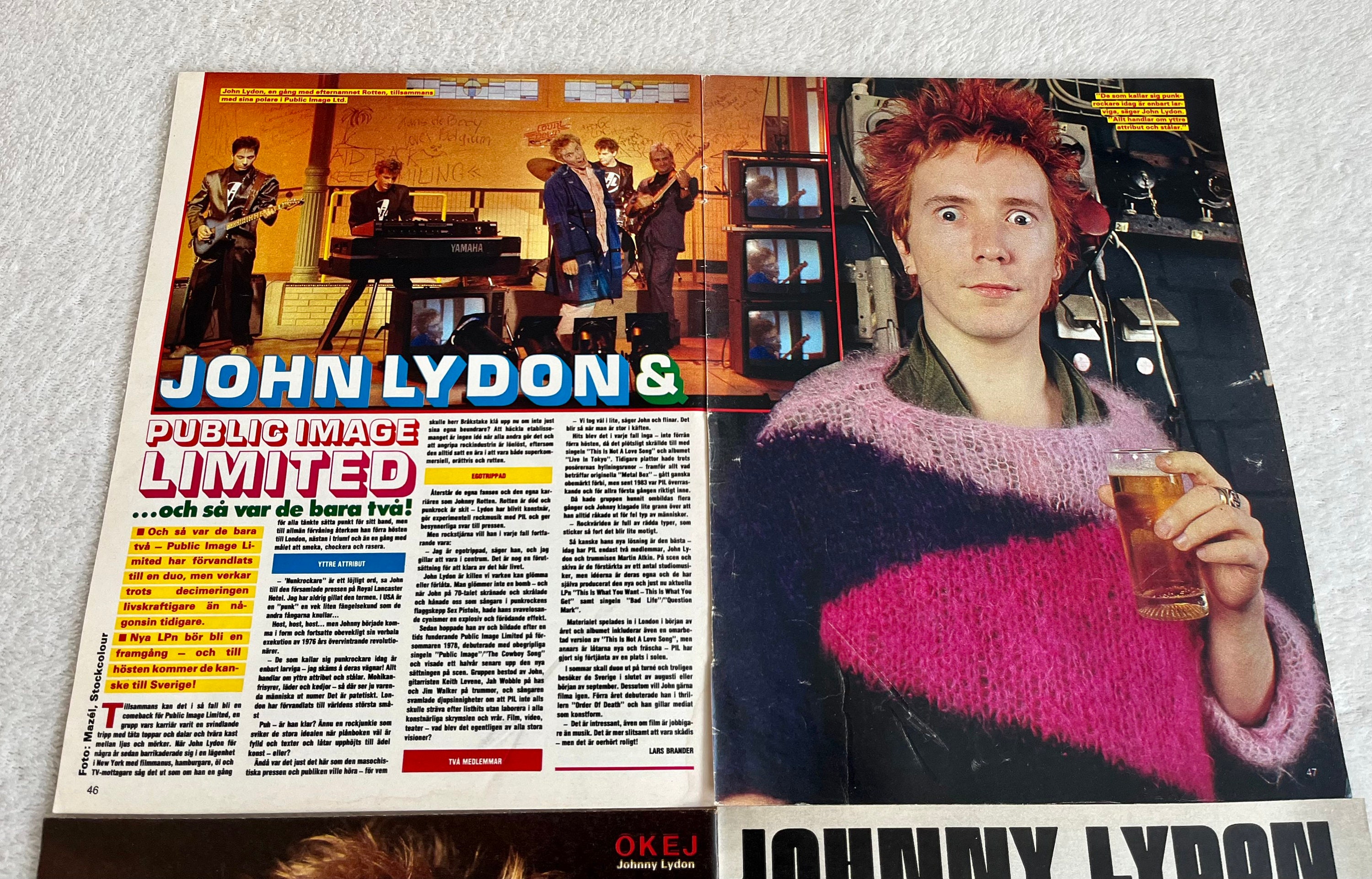 Johnny Rotten and the Sex Pistols 1978 magazine | eBay