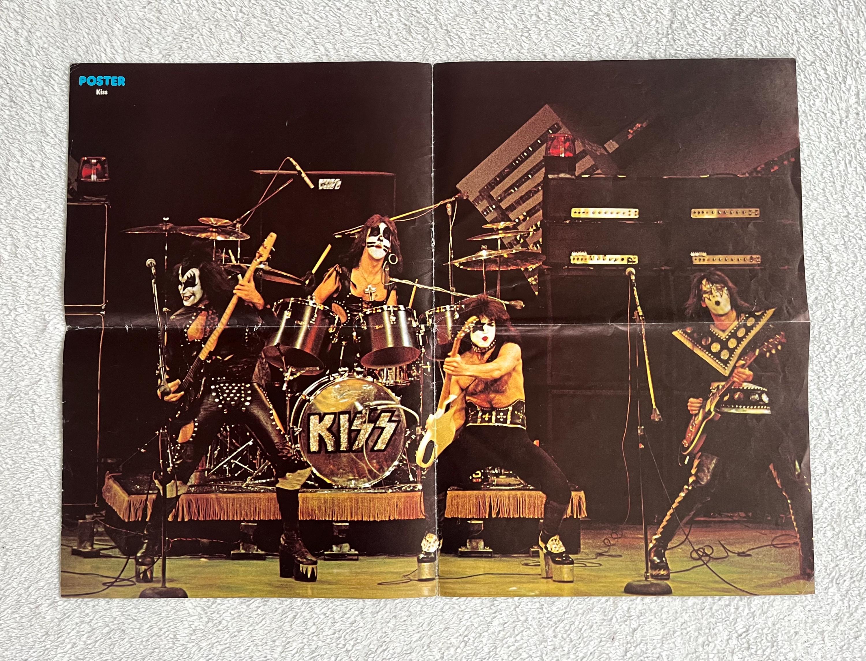 KISS 1975 Midnight Special NBC Studios Swedish Poster Music