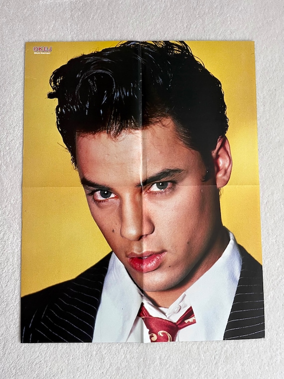 Nick Kamen 1987 Swedish Poster Music Magazine OKEJ 1980s Vintage