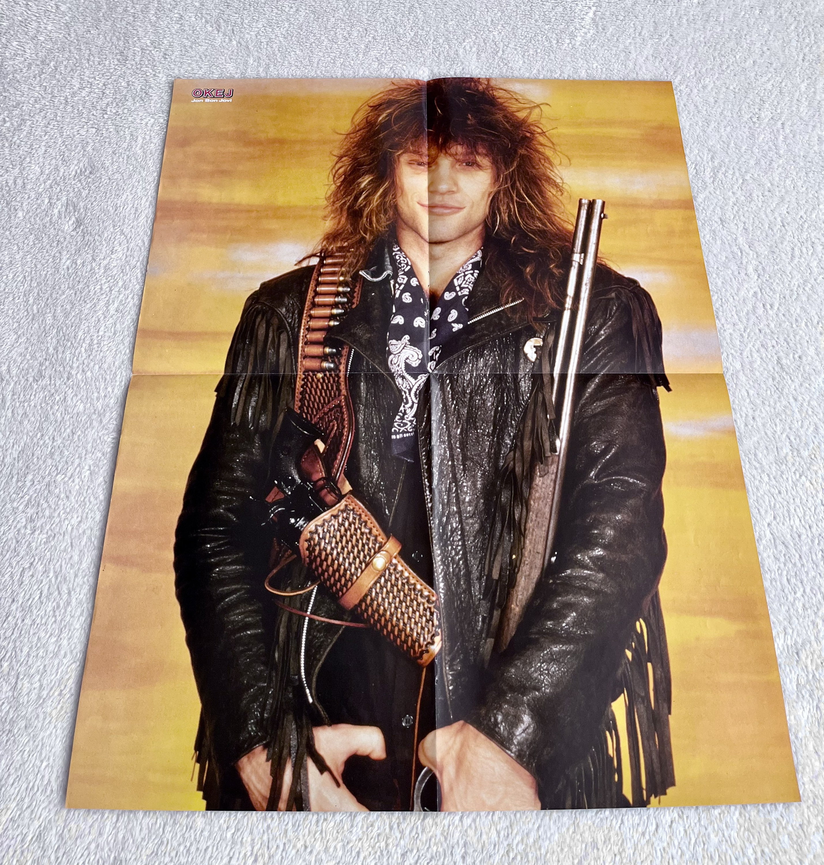 Bon Jovi 80s Poster