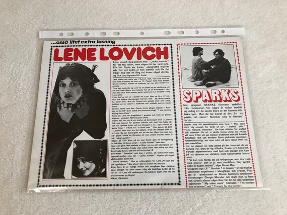 Thin Lizzy Poster 1979 Phil Lynott Swedish Poster Magazine 1970s