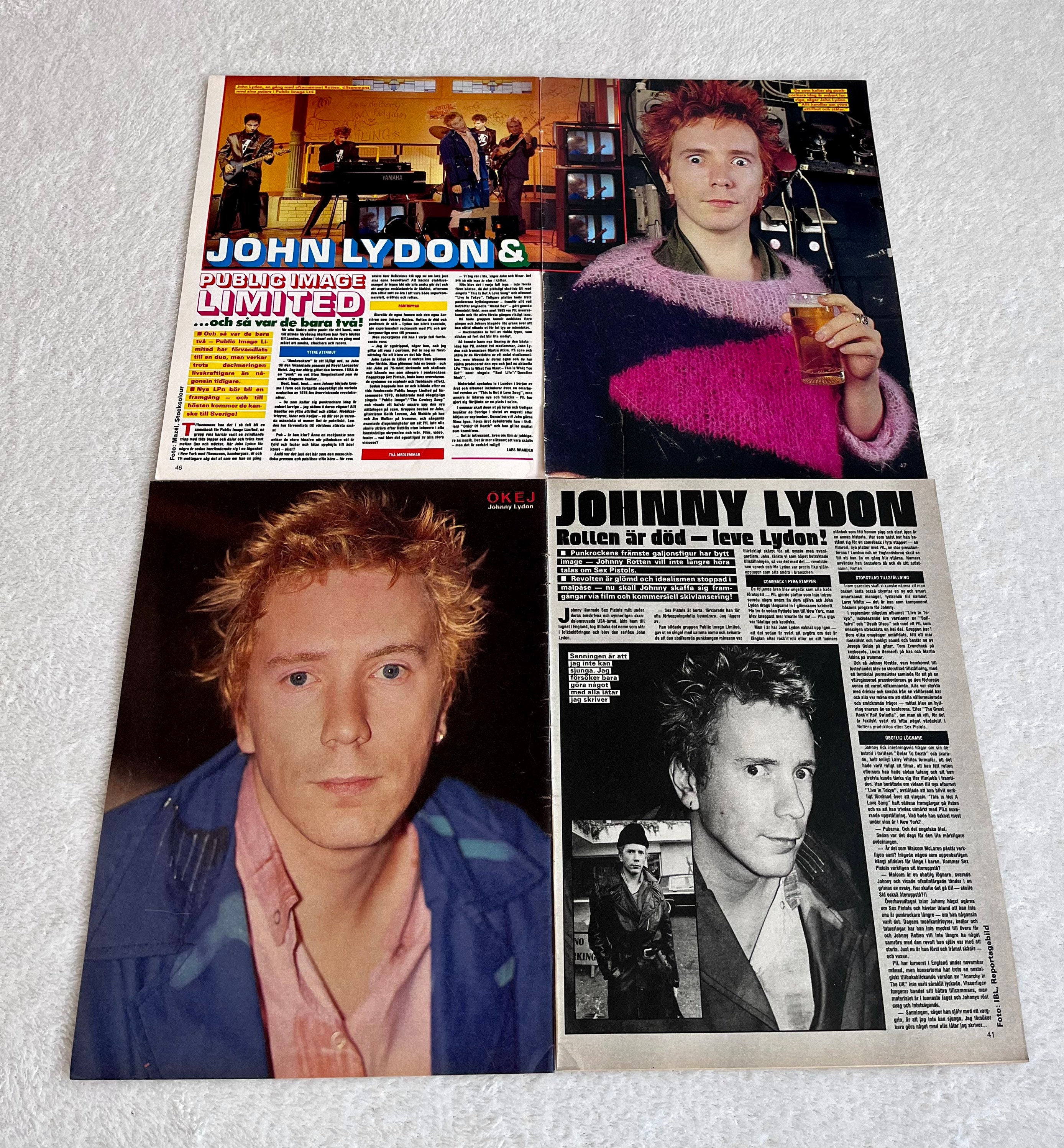 Johnny Rotten and the Sex Pistols 1978 magazine | eBay