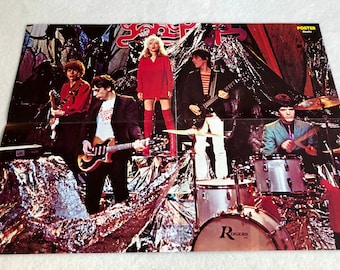 Poster Blondie 1978 Debbie Harry Poster svedese Rivista musicale anni '70 Vintage raro