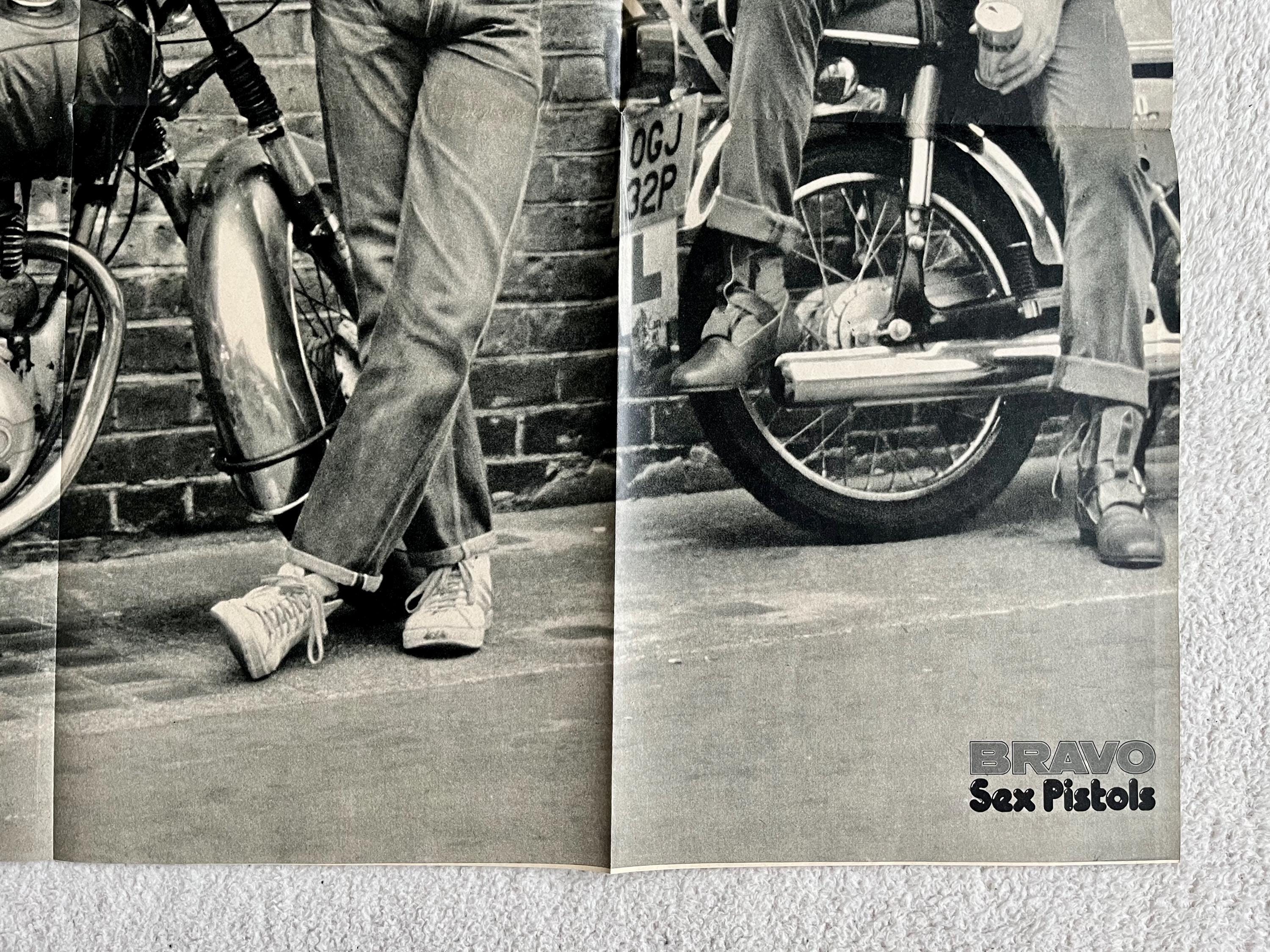 Sex Pistols Poster 1976 Johnny Rotten Glen Matlock Steve Jones