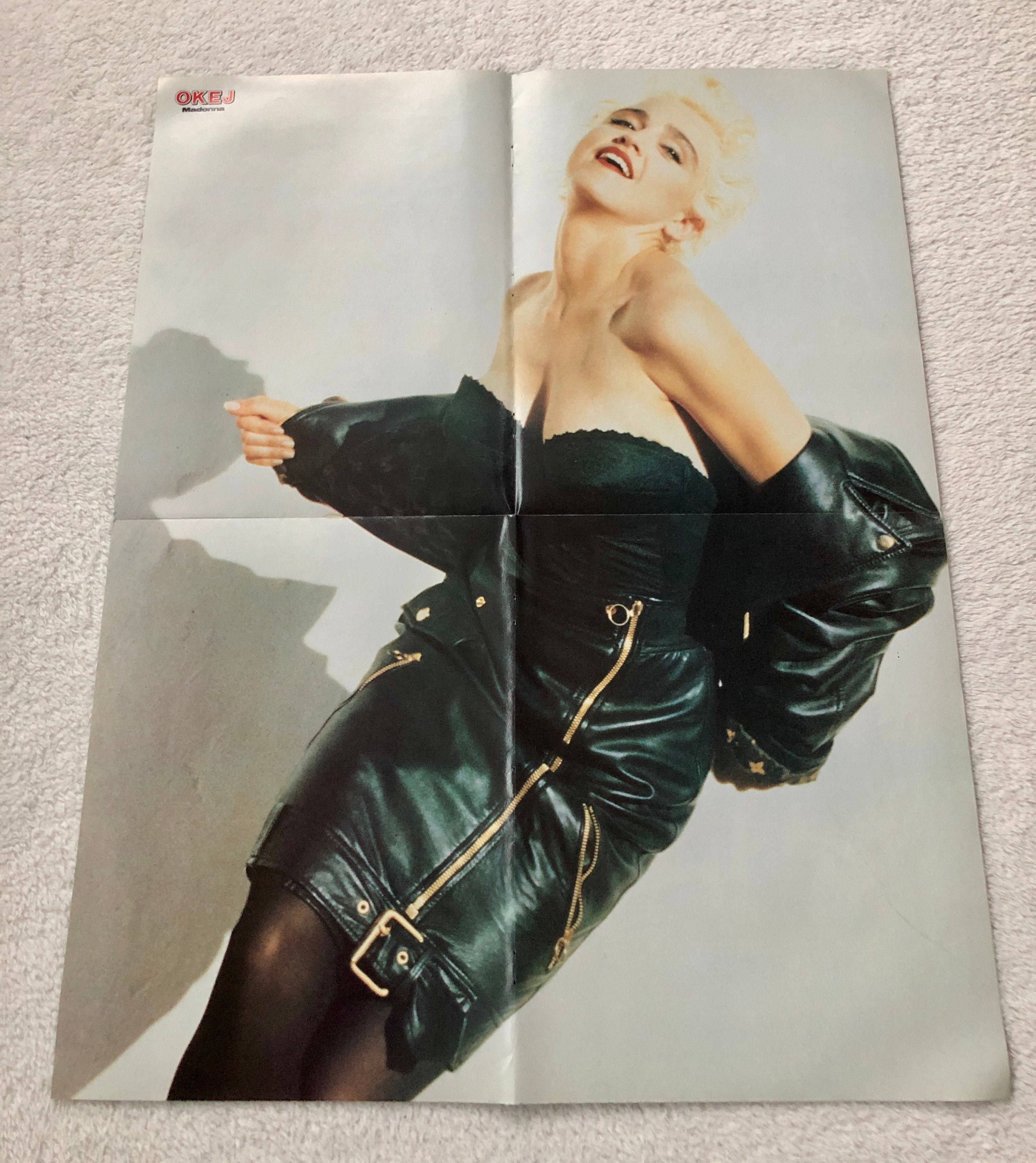 Madonna 1987 Swedish Poster Magazine OKEJ 1980s Vintage Rare - Etsy