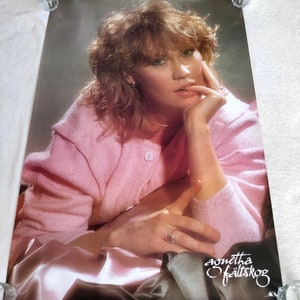 Agnetha Fältskog Scandecor Poster 1983 ABBA Wrap your arms Swedish Poster 1980s Vintage Rare