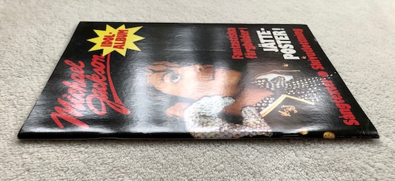 マイケル ジャクソン 1984 スウェーデン音楽雑誌 巨大ポスター 1980