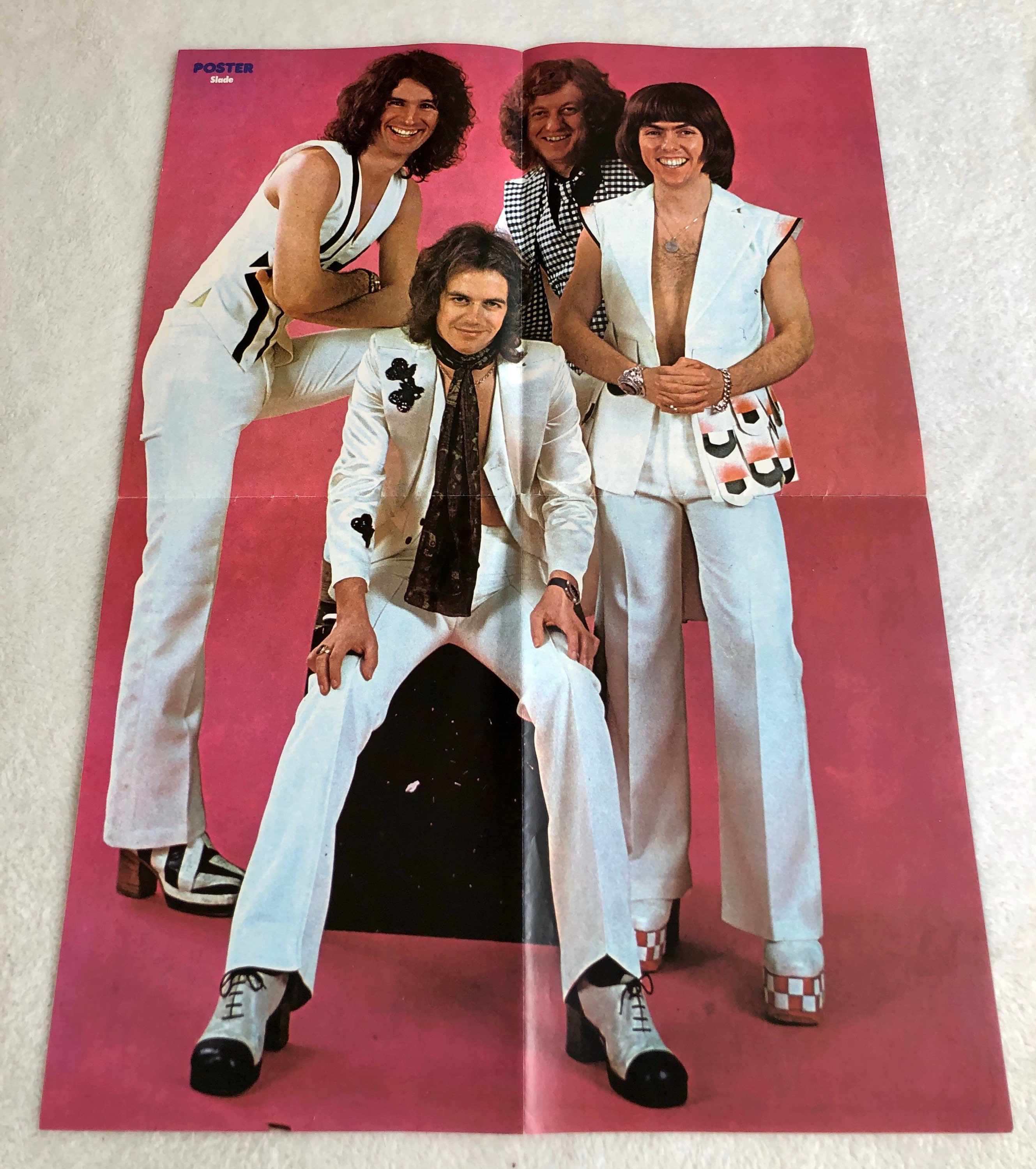 Slade 1974 Swedish Poster Magazine 1970s Jim Lea Don Powell Etsy