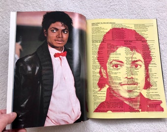 Michael Jackson 1984 Swedish Music Magazine Giant Poster 1980s