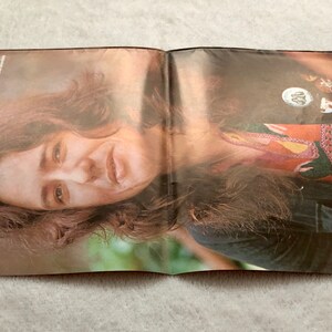David Coverdale 1974 Deep Purple Swedish Poster Magazine 1970s Vintage Mega Rare image 4