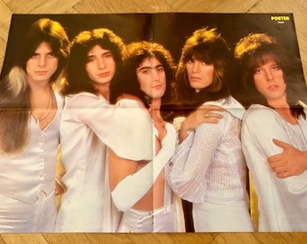 Angel Poster 1976 Swedish Poster Magazine anni '70 Punky Meadows Mickie Jones Frank DiMino Gregg Giuffria Barry Brandt Vintage raro