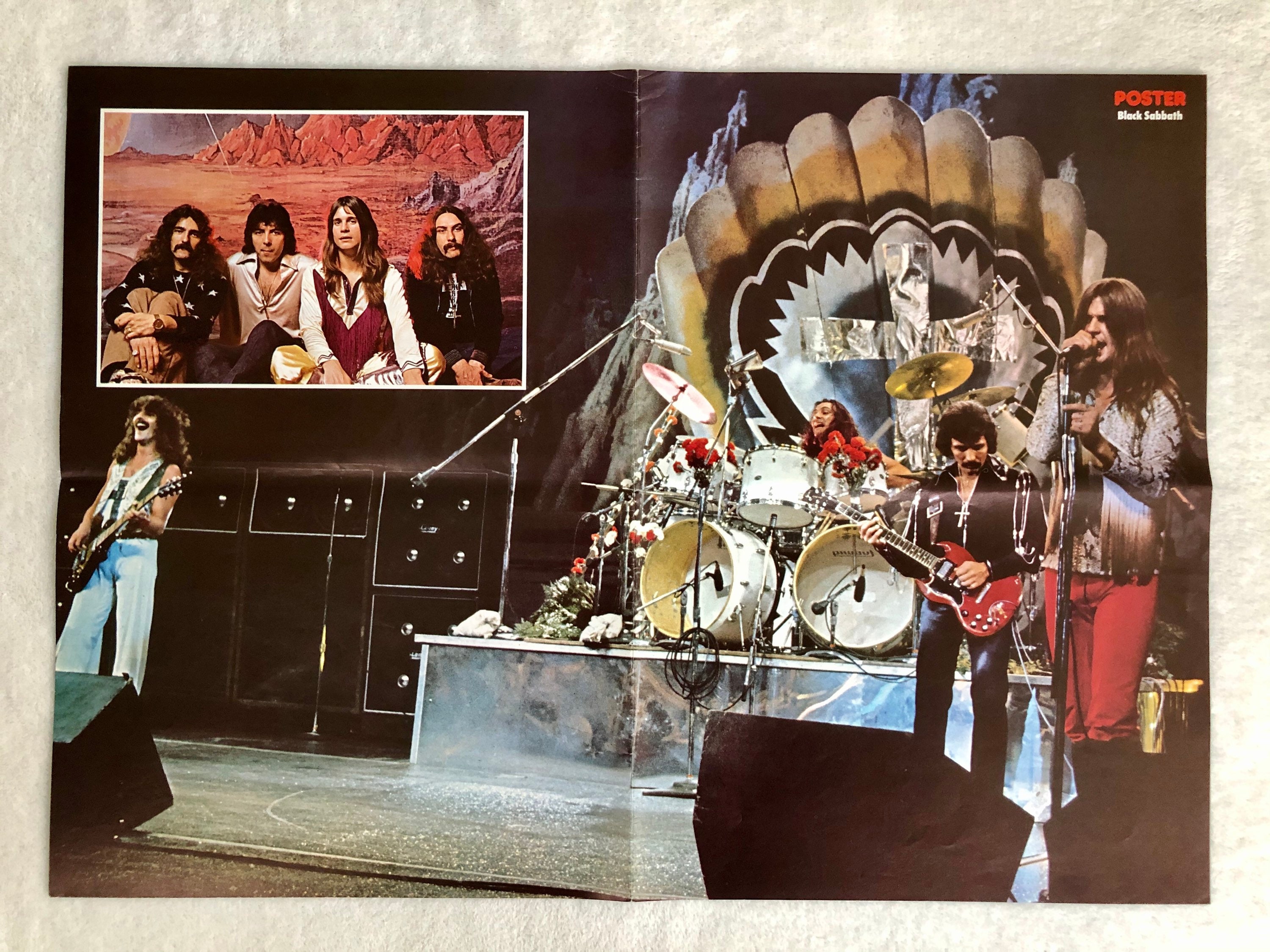 BLACK SABBATH 1975 Swedish Poster Magazine 1970s Vintage Rare - Etsy