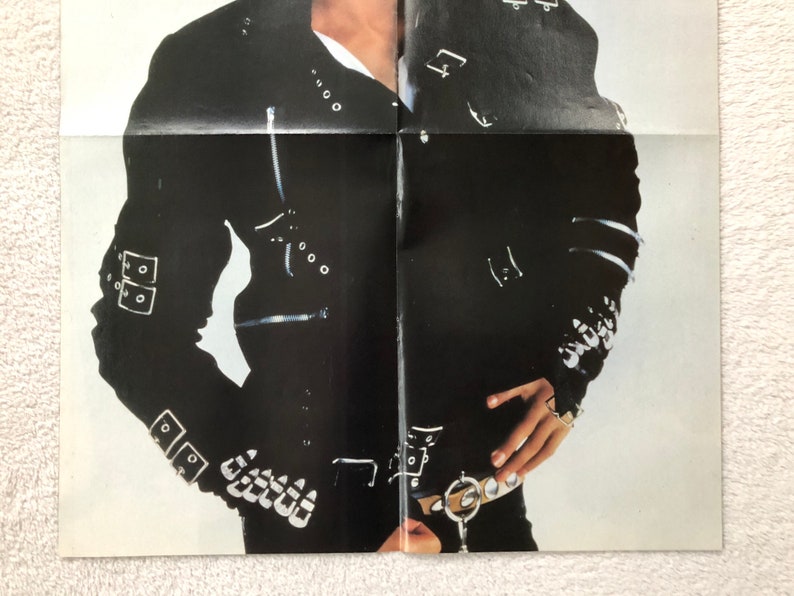 Michael Jackson 1987 BAD Swedish Poster Magazine OKEJ 1980s Vintage Rare image 7