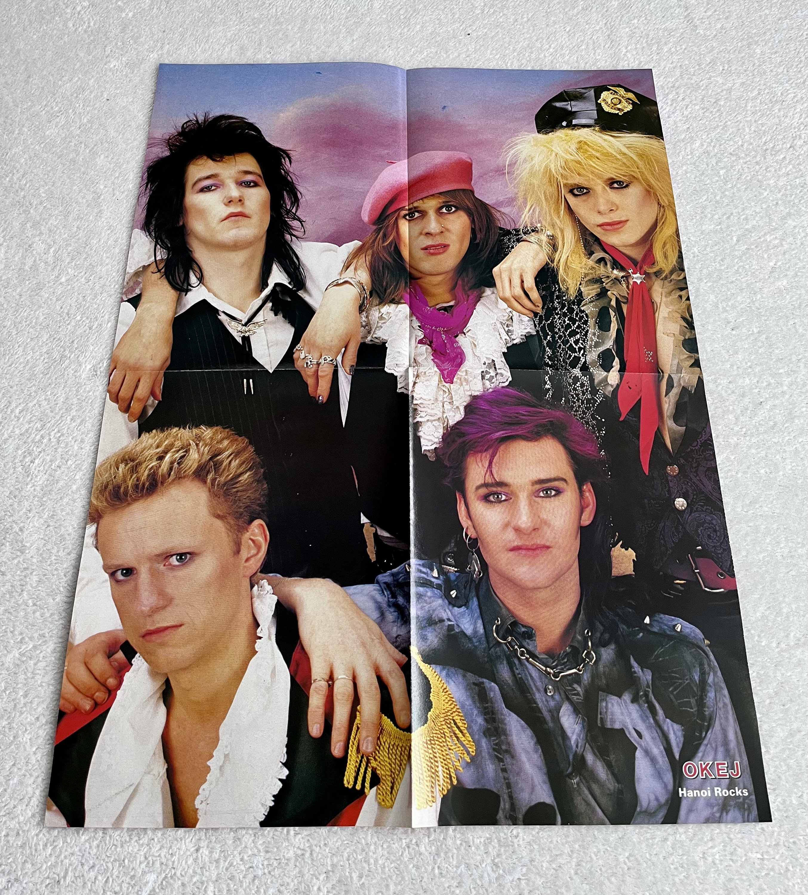 Hanoi Rocks 1985 Michael Monroe Finland Swedish Poster Music