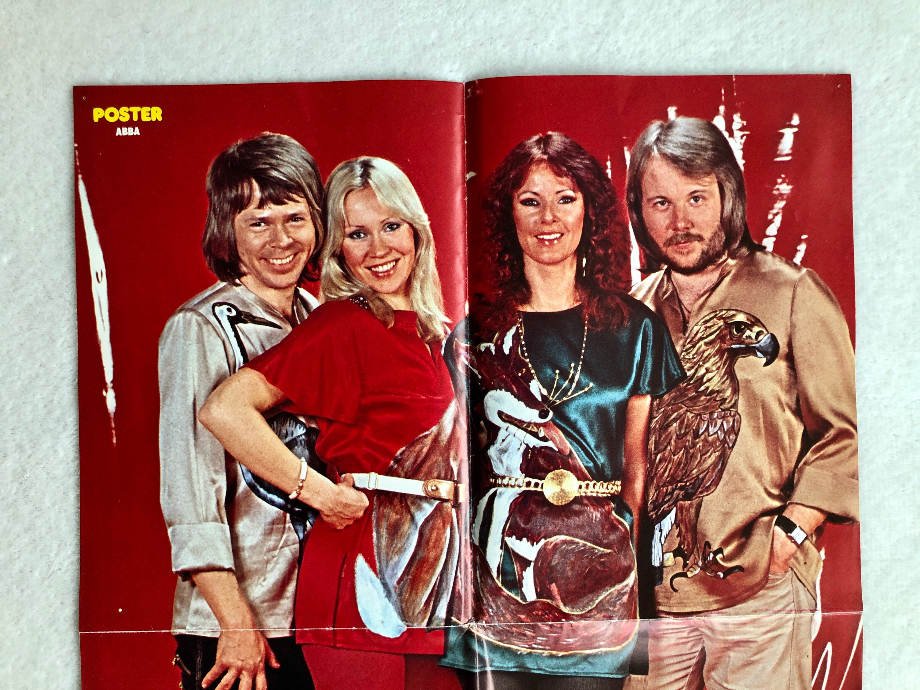 ABBA Poster 1978 Swedish Poster Magazine 1970s Björn Ulvaeus Etsy