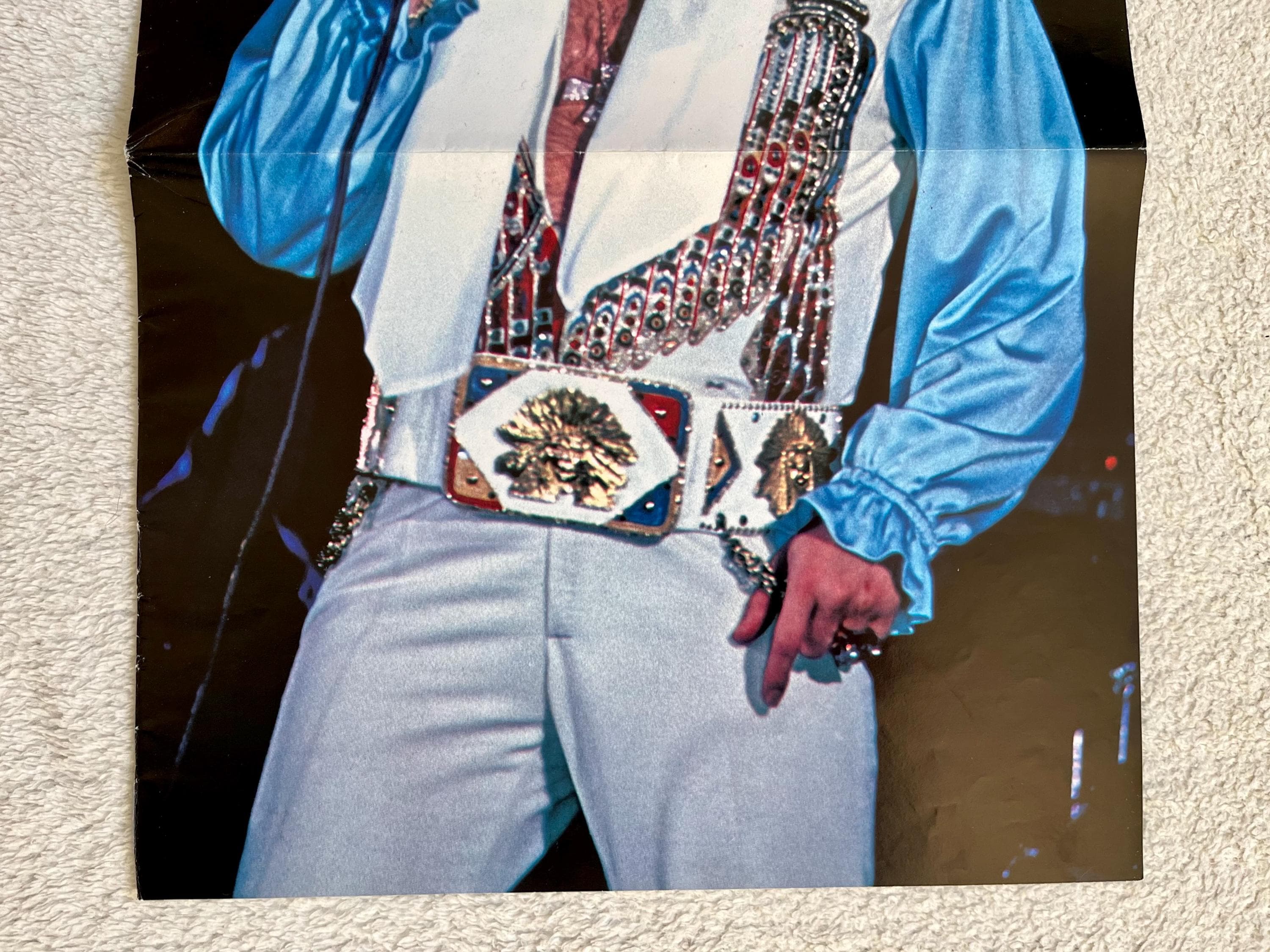Elvis Presley Poster 1976 the King of Rock German Superposter