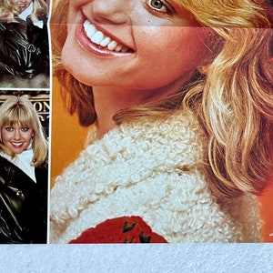 Olivia Newton John Poster 1979 ONJ Grease Swedish Poster Music Magazine 1970s Vintage Rare image 4