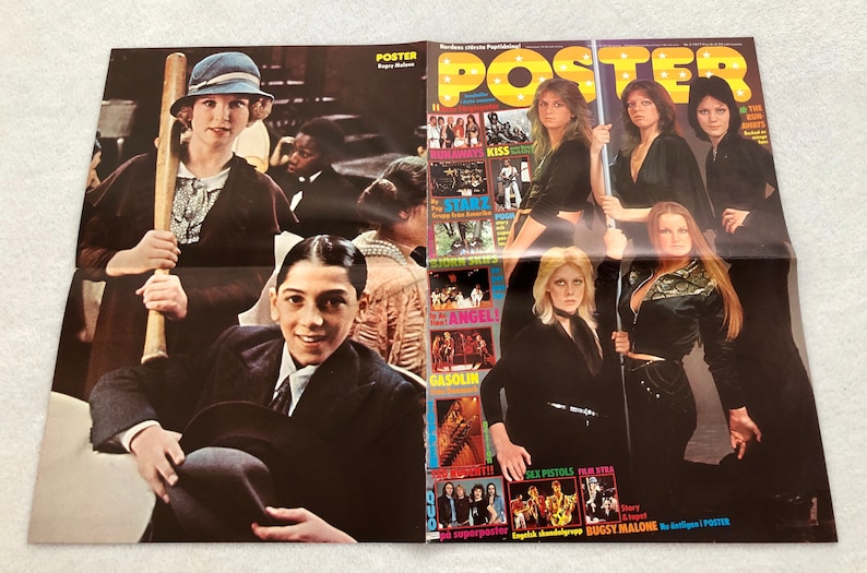 The Runaways Cover Poster 1977 Swedish Poster Magazine 1970s Joa The Runaways Cover Poster 1977 Swedish Poster Magazine 1970s Joa