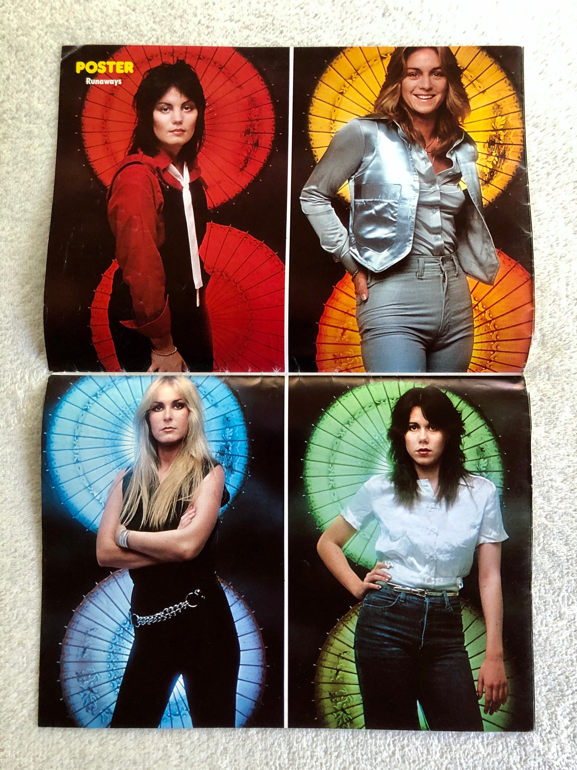 ランナウェイズ ポスター 1979 スウェーデン ポスター マガジン 1970