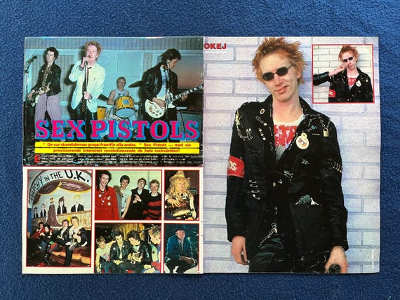Sex Pistols 1982 Story Clip Johnny Rotten Sid Vicious Punk Swedish